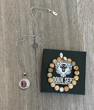 Load image into Gallery viewer, DS SS Prayer Necklace w/ Stones & Never Change Bracelet Set (Other Stone Options Available)