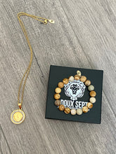 Load image into Gallery viewer, DS SS Prayer Necklace w/ Stones & Never Change Bracelet Set (Other Stone Options Available)