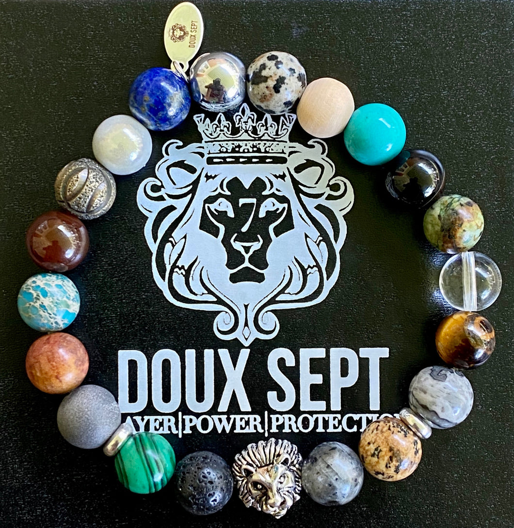 King W/ Multi-stone