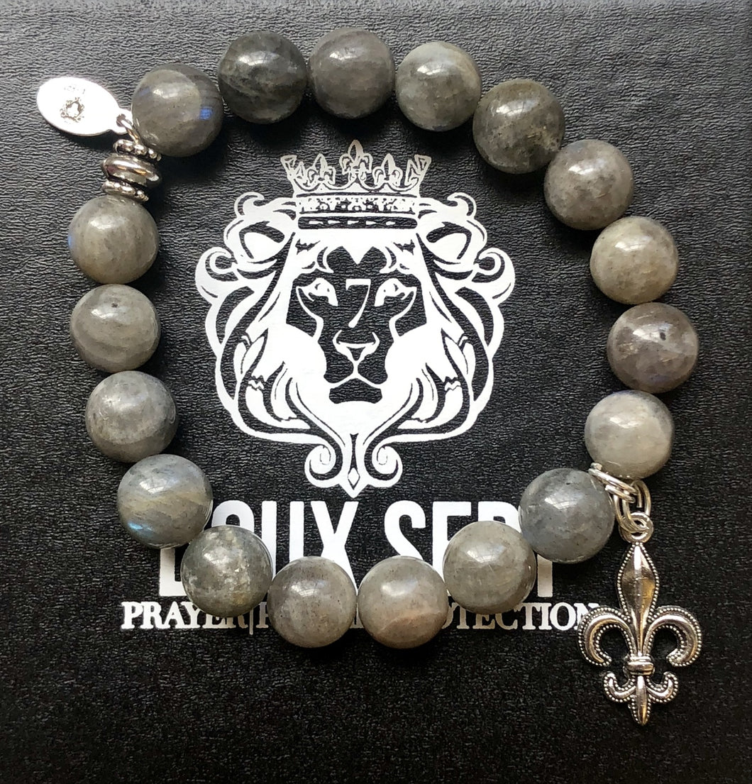 Fleur De Lis W/ Labradorite