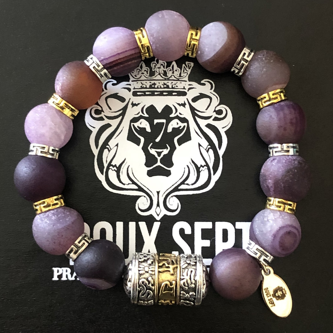 Pressure W/ Matte Purple Agate