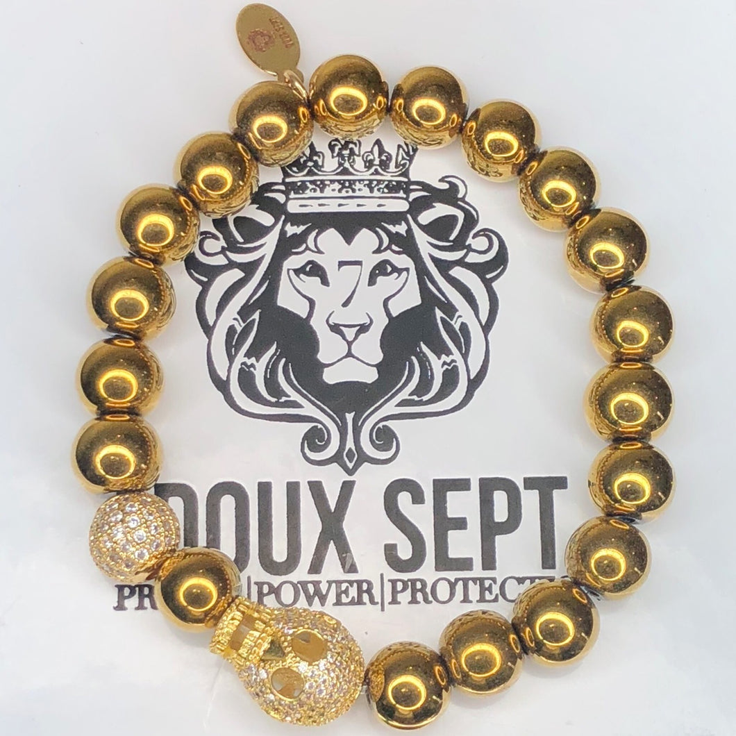 Murder to Excellence W/ Gold Hematite