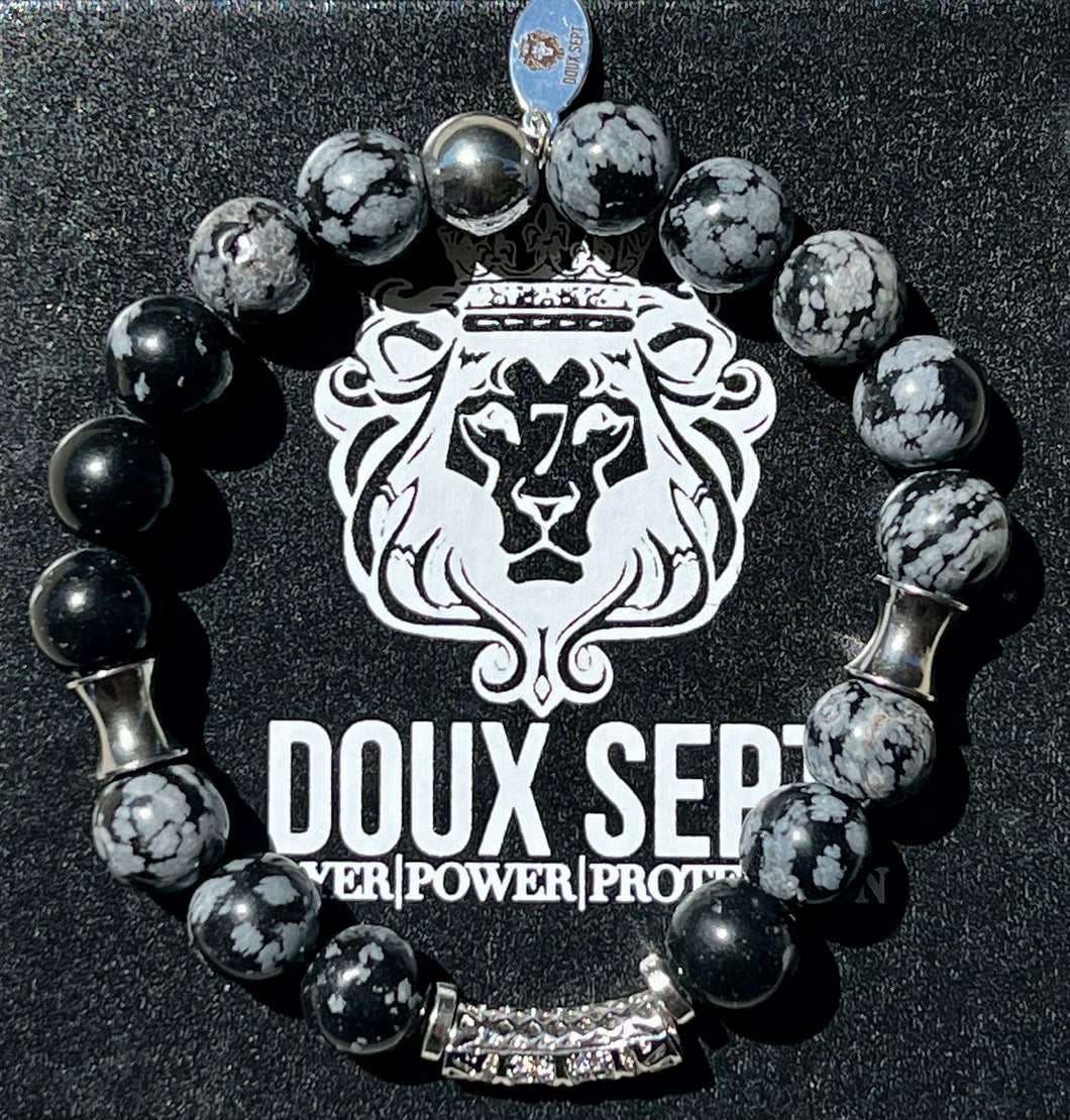 Up In Smoke W/ Snowflake Obsidian SS